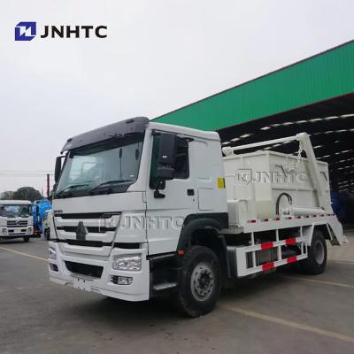 China Collect and Transport 10 Tons Garbage SINOTRUK HOWO 4X2 Swing Arm Garbage Collection Truck Skip Loader Garbage Truck for sale