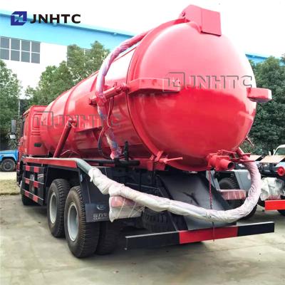 China HOWO 6X4 371HP 290hp 290hp - 30T Vacuum Cesspooling Sewage Suction Truck Sewage Transport Truck 21 for sale