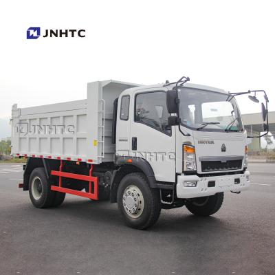 China Light Duty Construction Transport Sinotruk howo 4X2 Dump Truck 10 - 15 Tons Loading Capacity For Sand Lime Gravel Transport for sale