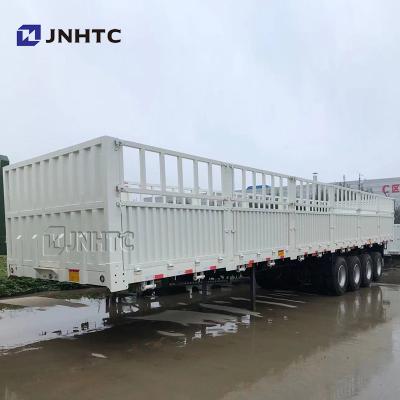 China Truck Trailer 3 Axles 40FT 12m 12.5m 40ton 50ton Side Wall Barrier Cargo Semi Truck Trailer for sale