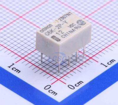 China Van de het Signaalmacht van g6k-2p-y-DC12 OMRON het Relais 12VDC 1A DPDT door Gatensteun Te koop