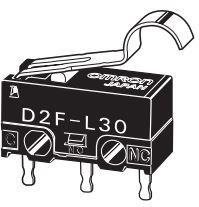 China D2F-01L30-D3 Snap Action SMD DIP Switch SPDT Simulated Roller Lever 0.1A 30VDC for sale