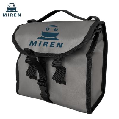 China Color gris oscuro aislado plegable reutilizable del bolso 6L del refrigerador para la conservación de alimentos en venta