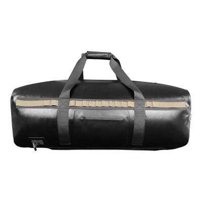 China Saco Duffel seco à prova d'água TPU exterior 120L cor preta para acampamento à venda