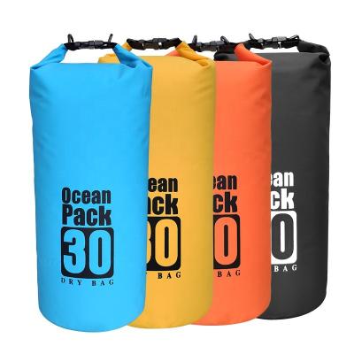 China Bolsa de secado de PVC a prueba de agua para exteriores 500D con capacidad de 5L 10L 15L en venta