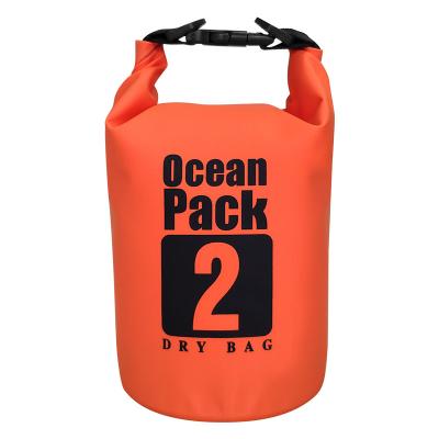 Chine Sac sec étanche de PVC, sac imperméable 2 litres pour l'OEM de pêche de natation à vendre