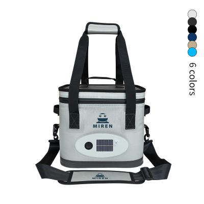 China Popular Customisable Beeping 14L Soft Cooler Bag With Bluetooth Audio. for sale