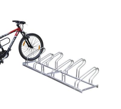 China Outdoor Carbon Steel Hot Dip Galvanized Bike Parking Rack For 2/3/4/5 Space Bike Floor Rack Bike Parking Rack for sale