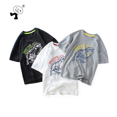 China Factory New 15 Year Old Boys Pattern T-Shirts 14 Year Old Custom Anti Shrink Printed Short Sleeve Shirt for sale