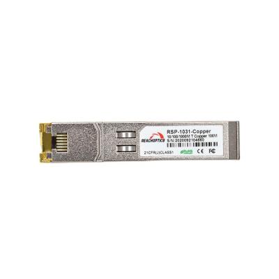 China Hot Sale 10/100/1000M T Copper SFP Switch New Product Optical Transceiver RJ45 for sale