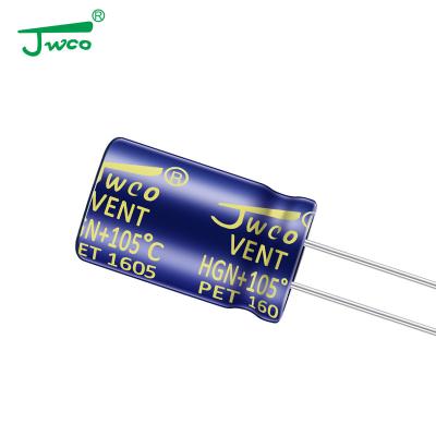 China Power 10000 Hour Aluminum Electrolytic Capacitors 220UF 300v 18*40mm HGN Series for sale