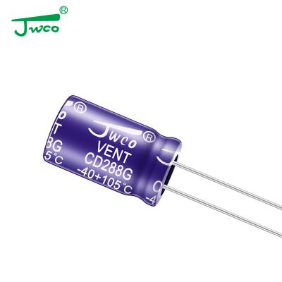 China High power 220uf 35v reliability aluminum electrolytic capacitor for small LED for sale