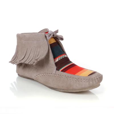 China Serape Outdoor Tassel Rainbow Fashion Outdoor Wholesale Boots for sale