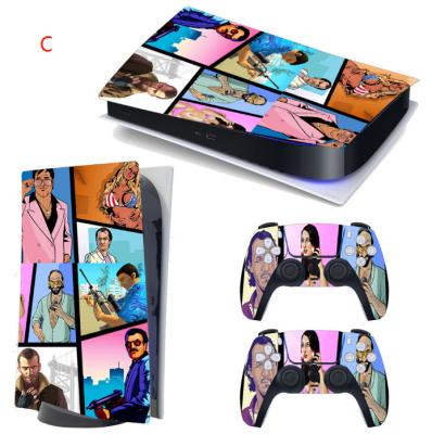 China For ps5 console/controller Custom Protective Skin Sticker for playstation 5 with different designs vinyl skin stickers for sale