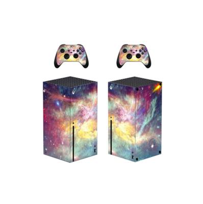 China Custom Video Game Player Full Body PVC Vinyl Skin Stickers For Xbox Series X Disc/Digital Version With 2pcs Controllers Stickers for sale