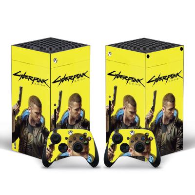 China Custom Video Game Player Full Body PVC Vinyl Skin Stickers For Xbox Series X Disc/Digital Version With Controllers 2pcs Stickers Themes for sale