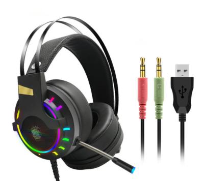 China For Gaming Gaming Headset for PS4, PC, Xbox One Controller, Noise Canceling Over Ear Headphones with MIC, LED Light, Bass Surround, Soft M for sale