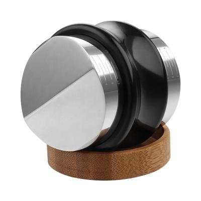 China Sustainable Coffee Machines Double Head Coffee Tamper Dispenser 51mm Espresso 53mm Coffee Dispenser for sale