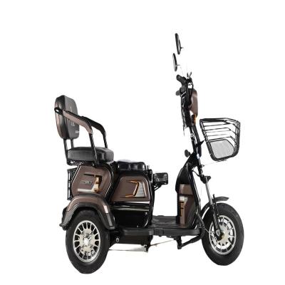 China Driving ride hot selling 3 seats for sale three wheels electric bicycle adult tricycle cargo with made in china for sale