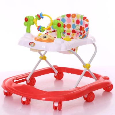 China Learn Walking China Kids Learn To Walk Musical Cartoon Toy Chair Baby Walker With Stopper For Kids for sale