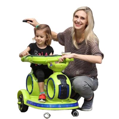 China Ride On Toy Children Outdoor Driving Twist Swing Car Colorful And With Music Kids Swing Car For Sale for sale