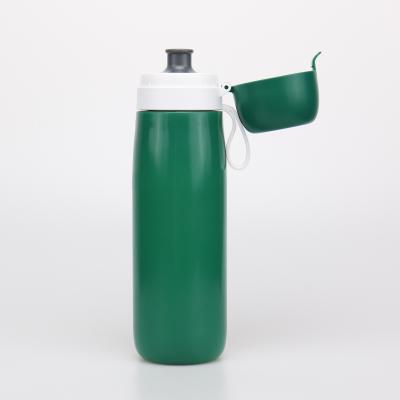 China Outdoor Promotion Wild Survival Ahlstrom Fiber Filter Portable Camping Water Bottle For Sports for sale