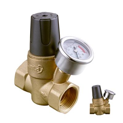 China Brass Water Pressure Reducing 3/4 Inch Home Kitchen Valve Factory Directly Reduce Valve Reducing Control Valve for sale