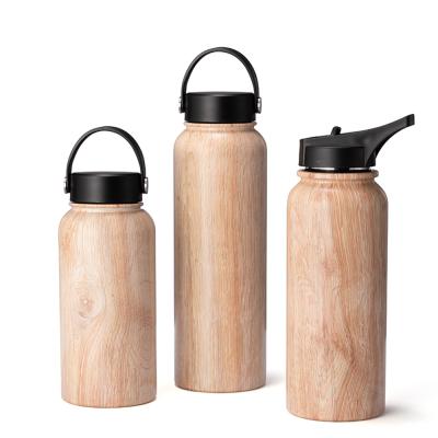 China Viable New Hot Sales Stainless Steel Sealing Up Iron Flask Sports Large Capacity Water Bottle With Straw Lids for sale