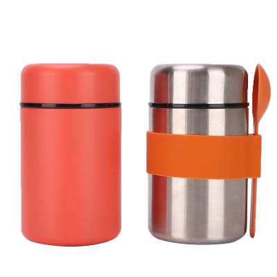 China Wholesale Custom Double Wall Microwavable Insulated Stainless Steel Vacuum Lunch Pot Food Warmer Flask Eco-Friendly for sale