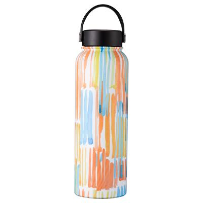 China Eco Sustainable Cycling Large Capacity 1200ml Vacuum Flasks Outdoor Sport Aluminum Water Bottle for sale