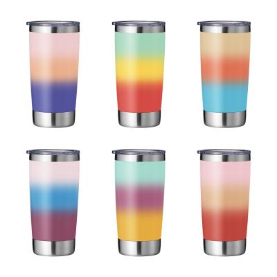 China Wholesale Viable Stainless Steel Double Wall Vacuum Tumbler Insulated Coffee Mugs With Keep Cups Hot And Cold for sale