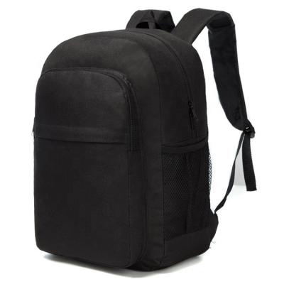 China Factory Supply Waterproof Canvas Single Color School Backpack for sale