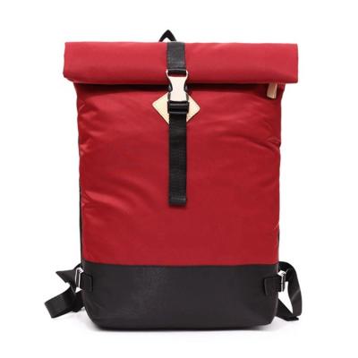 China Factory Price Waterproof Fashion Rolltop Nylon Business Anti-theft Backpack For Women for sale