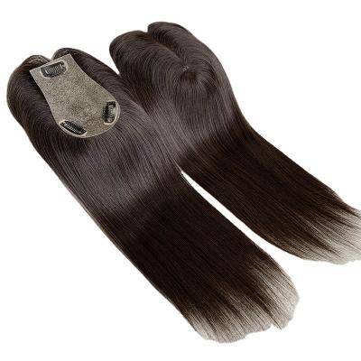 China Straight High End Netting For Natural Human Hair Hairpiece Black Bio Hair Toupee for sale