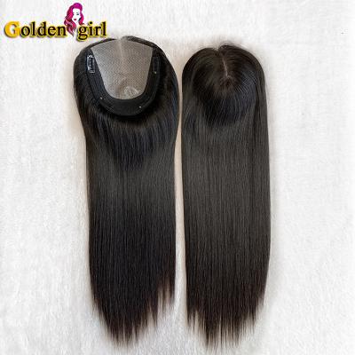 China No Shedding Female Hairpiece Remy Topper Soft Hair Replacement Natural Scalp Silk Top For Brazilian Lady Hair Women's Hairpiece 100 for sale