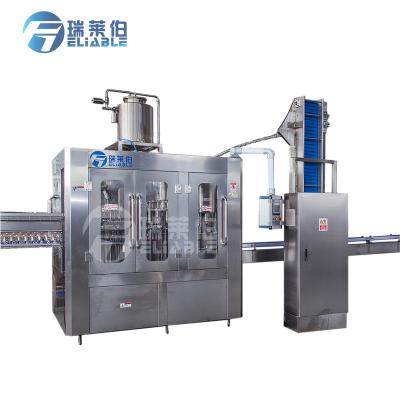 China Juice Roatry Combined Washer Filler Orange 3 Beverage Flavor/Capsulator Water in 1 Juice Beverage Bottling Machine for sale