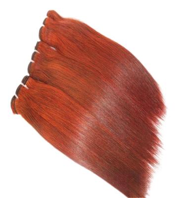 China St Straight RED SILKY BUNDLE 10A REMY Brazilian Hair Bundle Shine Human Hair Extension Wholesale Hair Weaving 40 Inches for sale