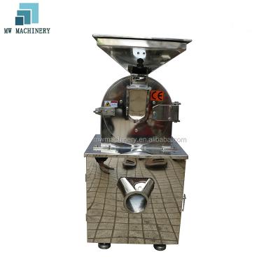 China Medicine Processing Hammer Type Stainless Steel Dry Spices Pepper Pulverizer Sugar Salt Rice Coffee Herbal Ginger Powder Grinding Machine Grinder for sale