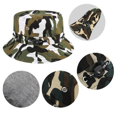 China Summer Men's Eco-Friendly Fisherman Hat Men And Women Sunshade Outdoor Foldable Hat Tourist Hat Wholesale for sale