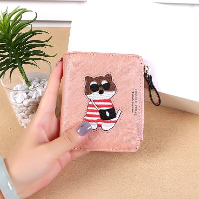 China Newest Mini Purses Custom Design Cute High Quality Anti-theft Wallet PU Women Wallet for sale