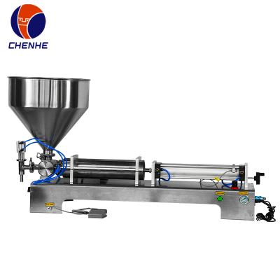 China CH-1000 Food Model Single Head Face Cream Bottle Jar Piston Pneumatic Filling Machine For Toothpaste for sale