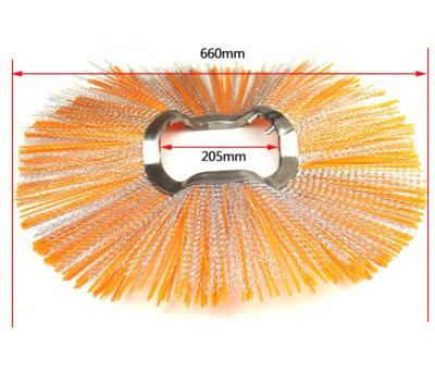 China Colorful Round Sweeper Brushes Cleaning Brushes Wafer Brushes For Road for sale