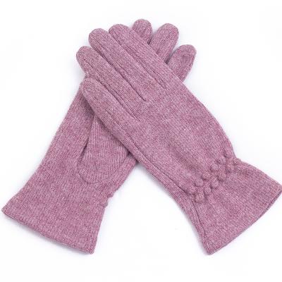 China Simple Factory Can Customize Fashion Winter Ladies Climbing Thermal Insulation Knitted Stretch Gloves for sale