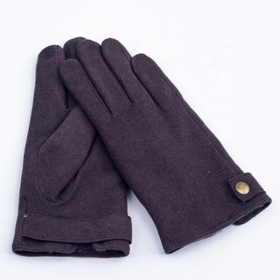 China Single De-Velvet Classic Double Thicken Bike Mens Winter Gloves for sale