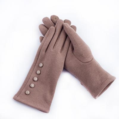 China Daily Life Trending Hot Products Wholesale Fashion Women's Velvet Micro Touch Screen Gloves for sale