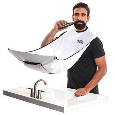 China Eco-friendly Bathroom Apron Male Black Beard Apron Male Hair Shaving Apron For Man for sale