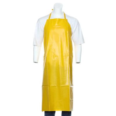 China Food Industry Heavy Duty Man H Style PVC Transparent Thick Apron for sale