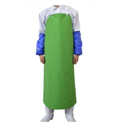 China Reusable Waterproof Cleaning Work Safty Protected PVC Butcher Aprons for sale