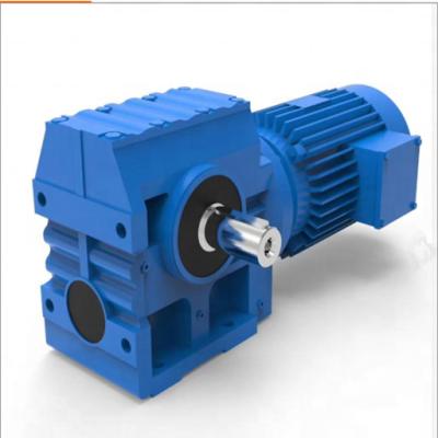 China Worm Gear Helical Unit Factory S Series Right Angle Worm Gearbox for sale