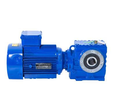 China Building Material Shops Helical Reducer S77 Series Speed ​​Reducer AC Transmission Gear Motor Electric Gearbox WANSHSIN for sale